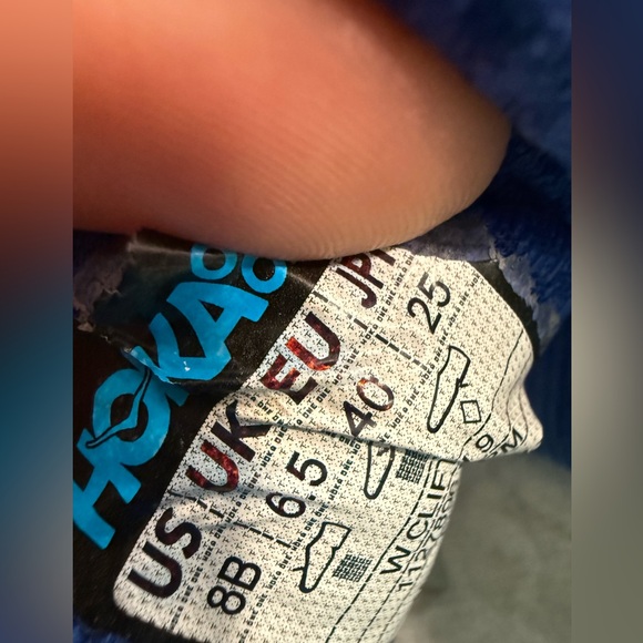 Hoka Clifton 9  Cream Athletic Sneakers - Picture 10 of 11